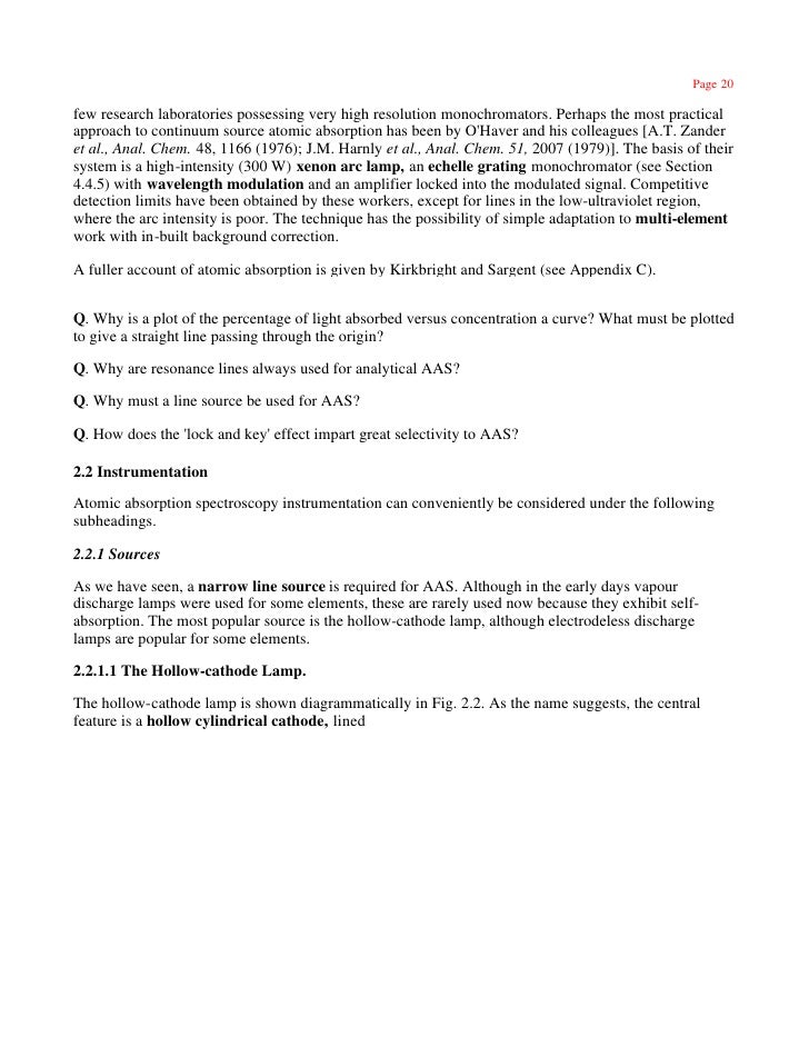 history of atomic absorption spectroscopy absorption spectrometry